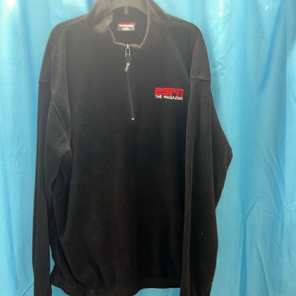 ESPN Pullover black red white
